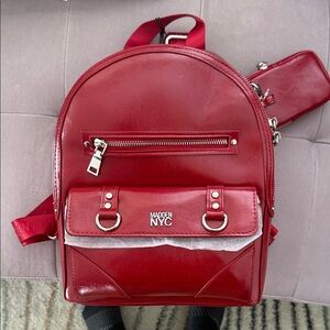 Steve Madden Red Backpack